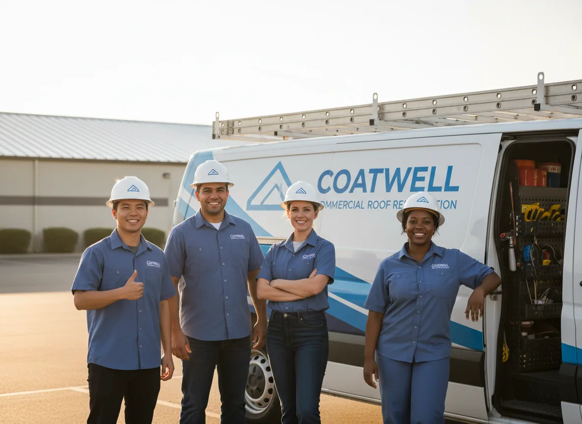 Commercial roof coating company in Brentford, SD